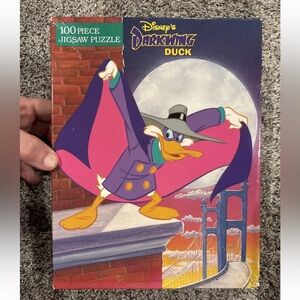 Vintage 1980’s 100-Piece Jigsaw Puzzle Darkwing Duck Disney COMPLETE Golden